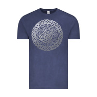 Vintage Denim ireland celtic knotwork design ornament wolf original celtic pullover Vintage Tee - linhVisuals