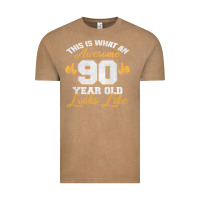 Vintage Coffee 90th birthday novelty gift awesome 90 year old t shirt Vintage Tee - linhVisuals