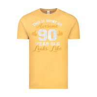 Vintage Mustard 90th birthday novelty gift awesome 90 year old t shirt Vintage Tee - linhVisuals