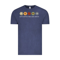 Vintage Denim let's settle this like adults board game night shirt Vintage Tee - linhVisuals