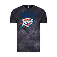 Cloud Black suitable-oklahoma-city-thunder-worn Vintage Tee - linhVisuals