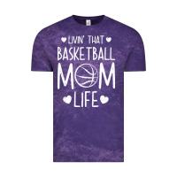 Cloud Purple basketball t  shirt basketball mom life t  shirt Vintage Tee - linhVisuals