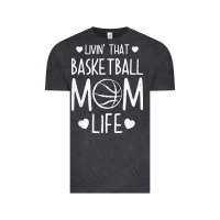 Vintage Black basketball t  shirt basketball mom life t  shirt Vintage Tee - linhVisuals