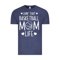 Vintage Denim basketball t  shirt basketball mom life t  shirt Vintage Tee - linhVisuals