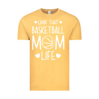 Vintage Mustard basketball t  shirt basketball mom life t  shirt Vintage Tee - linhVisuals