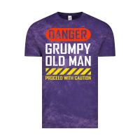 Cloud Purple funny danger grumpy old man sarcastic saying, retirement t shirt Vintage Tee - linhVisuals