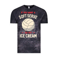 Cloud Black funny volleyball if you want a soft serve volleyball t shirt Vintage Tee - linhVisuals