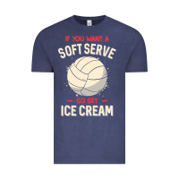 Vintage Denim funny volleyball if you want a soft serve volleyball t shirt Vintage Tee - linhVisuals