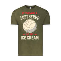 Vintage Olive funny volleyball if you want a soft serve volleyball t shirt Vintage Tee - linhVisuals