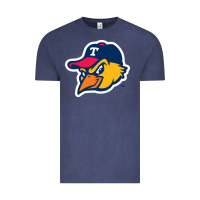 Vintage Denim suitable-toledo-mud-hens-worn Vintage Tee - linhVisuals