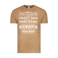 Vintage Camel i am a lucky daughter i have a crazy dad grumpy old man t shirt Vintage Tee - linhVisuals