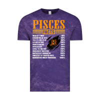Cloud Purple pisces facts t shirt pisces birthday gifts Vintage Tee - linhVisuals