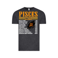Vintage Black pisces facts t shirt pisces birthday gifts Vintage Tee - linhVisuals