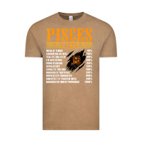 Vintage Coffee pisces facts t shirt pisces birthday gifts Vintage Tee - linhVisuals