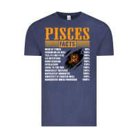 Vintage Denim pisces facts t shirt pisces birthday gifts Vintage Tee - linhVisuals