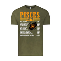 Vintage Olive pisces facts t shirt pisces birthday gifts Vintage Tee - linhVisuals