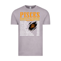 Vintage Zinc pisces facts t shirt pisces birthday gifts Vintage Tee - linhVisuals