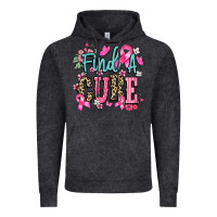 Vintage Black find a cure Vintage Hoodie - NancyCooperArtShop