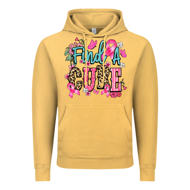 Find A Cure Vintage Hoodie by NancyCooperArtShop | Teevron