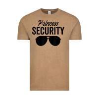 Princess Security Dad Boyfriend Husband Pregnancy T Shirt Vintage Tee | Teevron