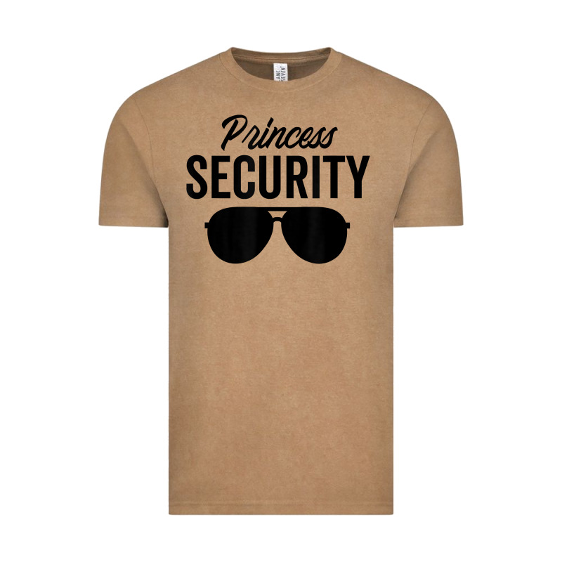 Princess Security Dad Boyfriend Husband Pregnancy T Shirt Vintage Tee by linhVisuals | Teevron