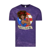 Cloud Purple puerto rican girl strong t shirt puerto rico pride boricua Vintage Tee - linhVisuals