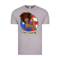 Vintage Zinc puerto rican girl strong t shirt puerto rico pride boricua Vintage Tee - linhVisuals