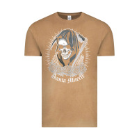 Vintage Camel santa muerte female deity mexican satanic dead sugar skull tank top Vintage Tee - linhVisuals