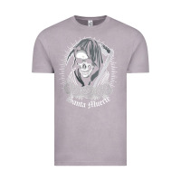 Vintage Zinc santa muerte female deity mexican satanic dead sugar skull tank top Vintage Tee - linhVisuals