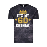 Cloud Black it's my 60th birthday gift for 60 years old man and woman t shirt Vintage Tee - linhVisuals