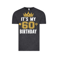Vintage Black it's my 60th birthday gift for 60 years old man and woman t shirt Vintage Tee - linhVisuals