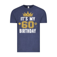 Vintage Denim it's my 60th birthday gift for 60 years old man and woman t shirt Vintage Tee - linhVisuals