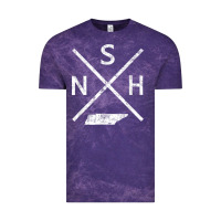 Cloud Purple vintage nashville retro nsh cross t shirt Vintage Tee - linhVisuals