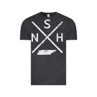 Vintage Black vintage nashville retro nsh cross t shirt Vintage Tee - linhVisuals