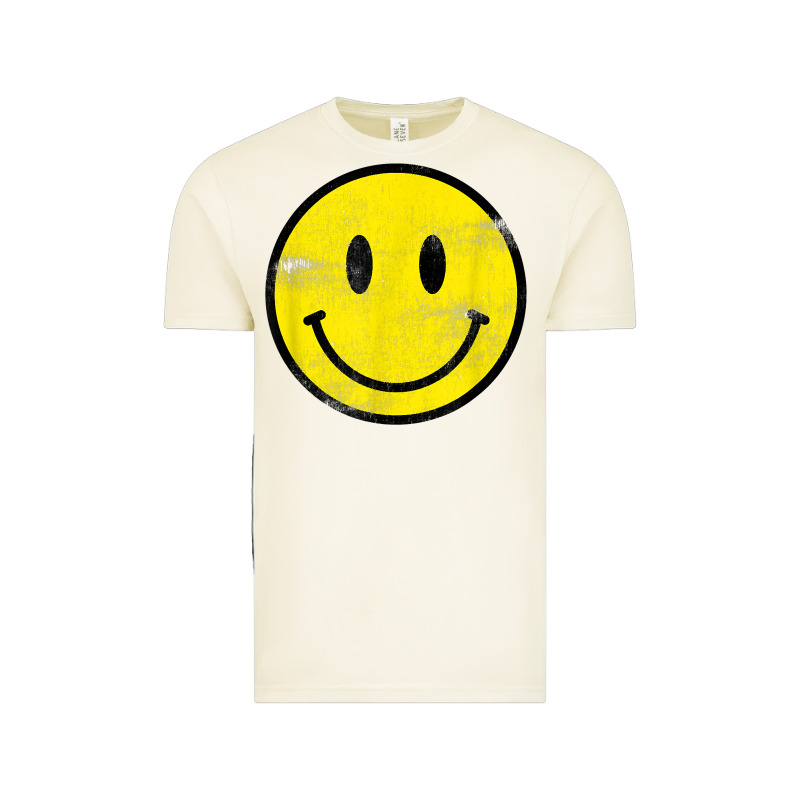 Vintage Retro Happy Smiley Face 80's 90's Aesthetic T Shirt Vintage Tee by linhVisuals | Teevron