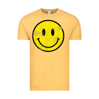 Vintage Mustard vintage retro happy smiley face 80's 90's aesthetic t shirt Vintage Tee - linhVisuals
