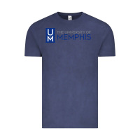 Vintage Denim The university of memphis Vintage Tee - linhVisuals