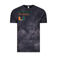 Cloud Black The university of miami Vintage Tee - linhVisuals