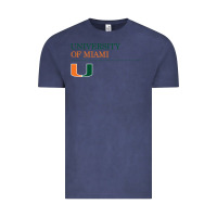 Vintage Denim The university of miami Vintage Tee - linhVisuals