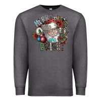 Charcoal Heather merry and bright Premium Sweatshirt - SublimationCraftShop