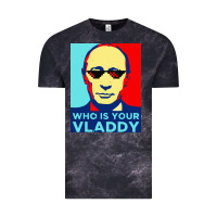Cloud Black who is your vladdy Vintage Tee - linhVisuals