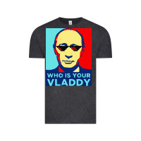 Vintage Black who is your vladdy Vintage Tee - linhVisuals
