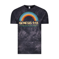 Cloud Black genesis 913 god's promise faithfully rainbow bible verse t shirt Vintage Tee - linhVisuals