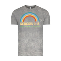 Cloud Rock genesis 913 god's promise faithfully rainbow bible verse t shirt Vintage Tee - linhVisuals