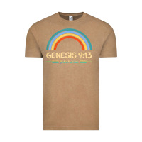 Vintage Coffee genesis 913 god's promise faithfully rainbow bible verse t shirt Vintage Tee - linhVisuals