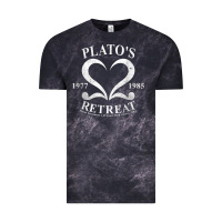 Cloud Black plato retreat club vintage retro nyc t shirt Vintage Tee - linhVisuals