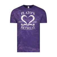 Cloud Purple plato retreat club vintage retro nyc t shirt Vintage Tee - linhVisuals