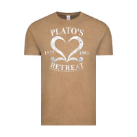 Vintage Coffee plato retreat club vintage retro nyc t shirt Vintage Tee - linhVisuals