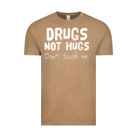 Vintage Coffee drugs not hugs Vintage Tee - linhVisuals