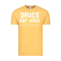 Vintage Mustard drugs not hugs Vintage Tee - linhVisuals